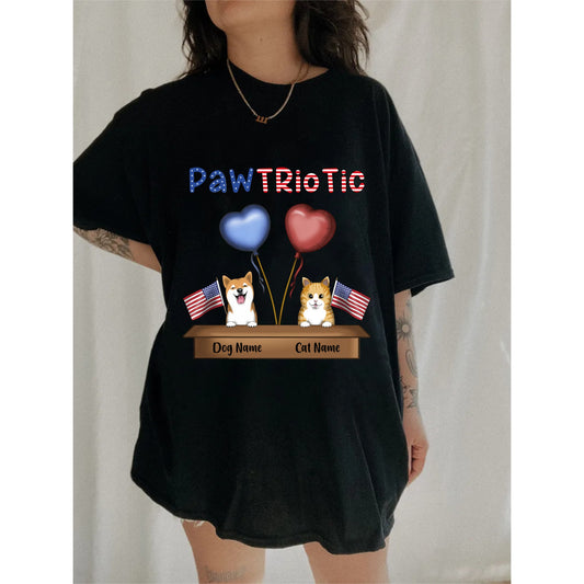 Paw Triotic-Personalized Custom Unisex T-shirt