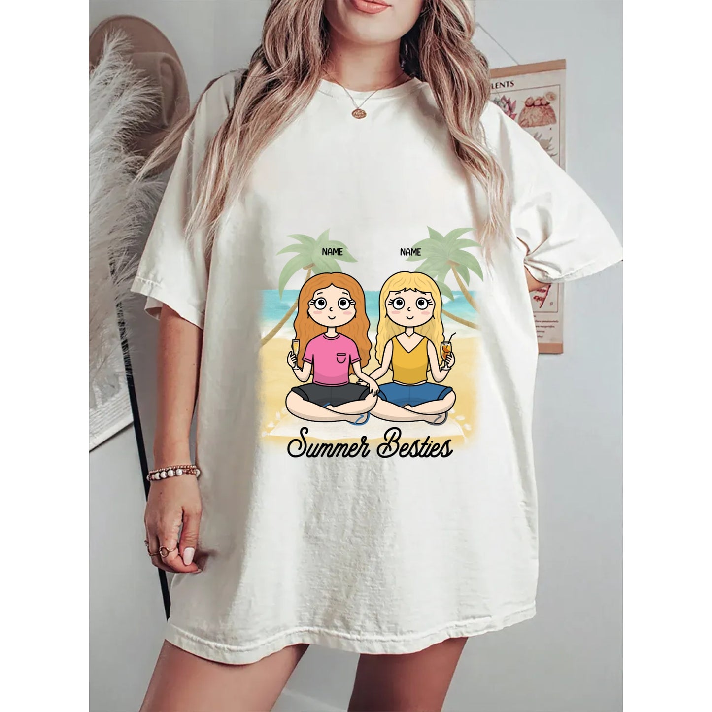 Summer Beties-Personalized Custom Unisex T-shirt