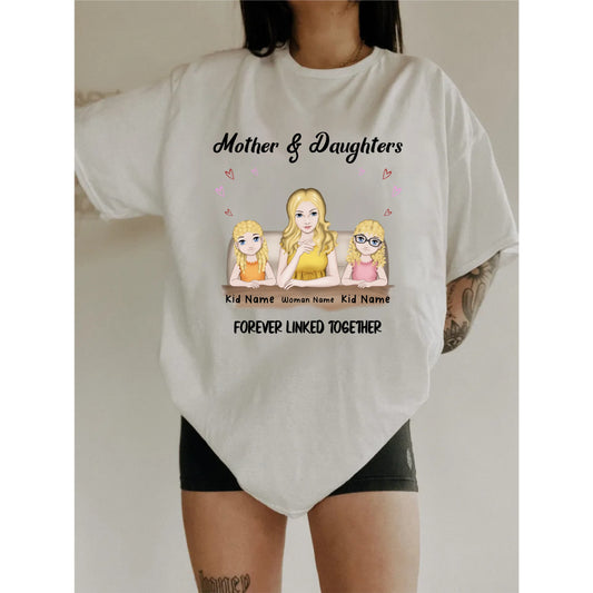 Mother&Daughter-Personalized Custom Unisex T-shirt